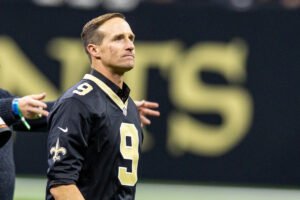 drew brees makes his nbc debut, internet amazed by his new hair