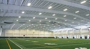 indoor football field